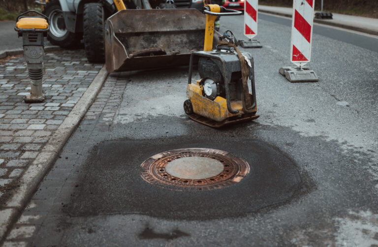 Fertig sanierter Deckel